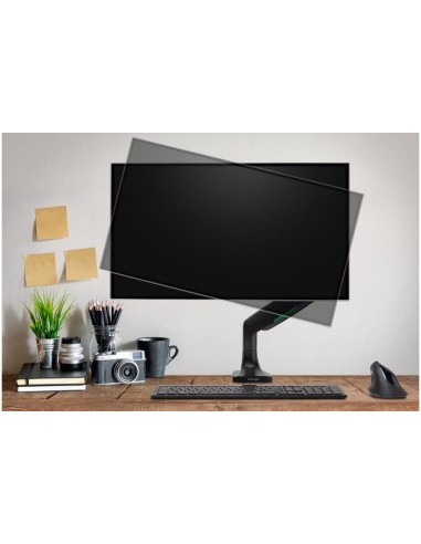 Kensington Brazo SmartFit® de altura ajustable con controles de un solo toque para monitor individual