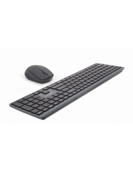 Gembird KBS-ECLIPSE-M500-ES teclado Ratón incluido USB + Bluetooth QWERTY Inglés Negro