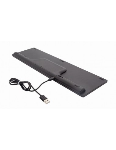 Gembird KBS-ECLIPSE-M500-ES teclado Ratón incluido USB + Bluetooth QWERTY Inglés Negro