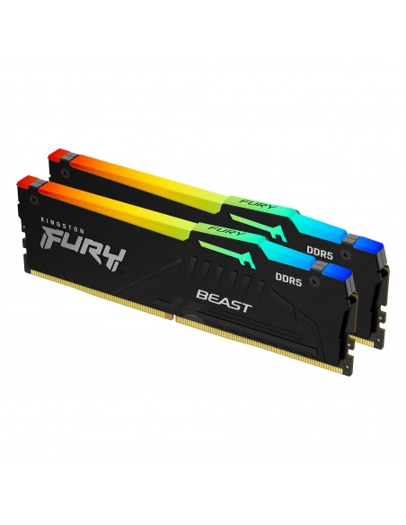 Kingston Technology FURY Beast RGB módulo de memoria 64 GB 2 x 32 GB DDR5 5600 MHz