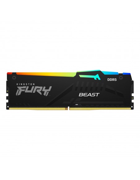 Kingston Technology FURY Beast RGB módulo de memoria 16 GB 1 x 16 GB DDR5 5600 MHz Kingston Technology FURY Beast RGB módulo de memoria 16 GB 1 x 16 GB DDR5 5600 MHz