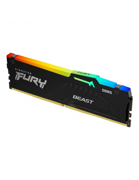 Kingston Technology FURY Beast RGB módulo de memoria 16 GB 1 x 16 GB DDR5 5600 MHz Kingston Technology FURY Beast RGB módulo de memoria 16 GB 1 x 16 GB DDR5 5600 MHz