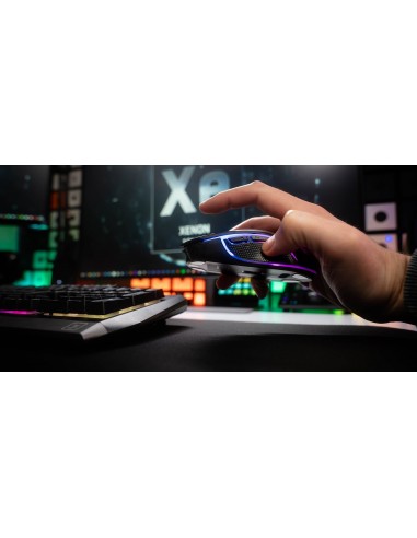The G-Lab KULT-XENON ratón Ambidextro RF inalámbrico 5000 DPI