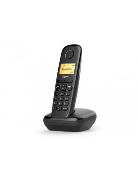 Gigaset A170 Duo Teléfono DECT analógico Identificador de llamadas Negro