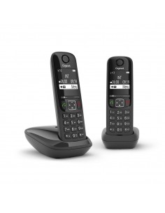 Gigaset AS690 Duo Teléfono DECT analógico Identificador de llamadas Negro 2