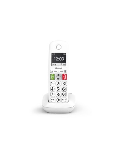 Gigaset E290 Duo Teléfono DECT analógico Identificador de llamadas Blanco
