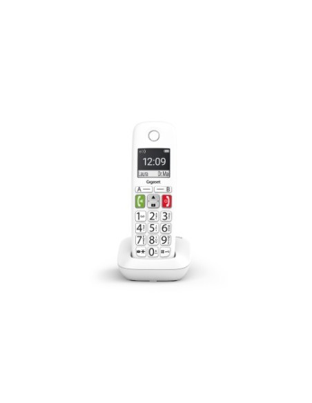Gigaset E290 Duo Teléfono DECT analógico Identificador de llamadas Blanco