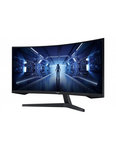 Samsung Odyssey C34G55TWWP pantalla para PC 86,4 cm (34") 3440 x 1440 Pixeles UltraWide Dual Quad HD LED Negro