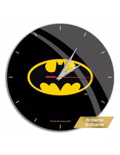 ERT Group Reloj de Pared Brillo Batman 004 DC Negro