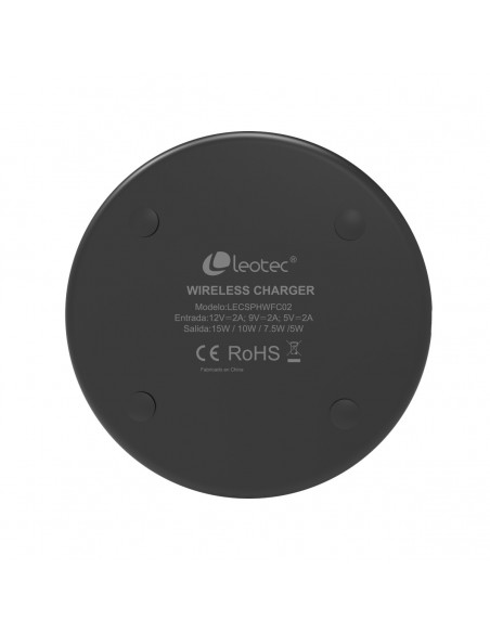 Leotec Cargador Inalámbrico de carga rápida