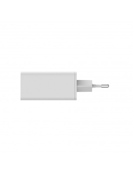 Leotec Cargador 65W GaN 2 USB-C PD + 1 USB-A Blanco