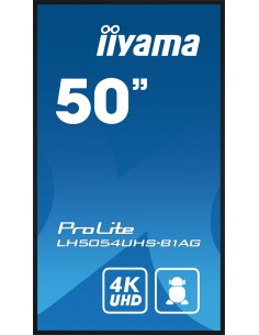 iiyama LH5054UHS-B1AG pantalla de señalización Pantalla plana para señalización digital 125,7 cm (49.5") LCD Wifi 500 cd   m² 2
