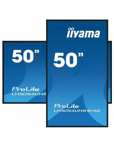 iiyama LH5054UHS-B1AG pantalla de señalización Pantalla plana para señalización digital 125,7 cm (49.5") LCD Wifi 500 cd   m²