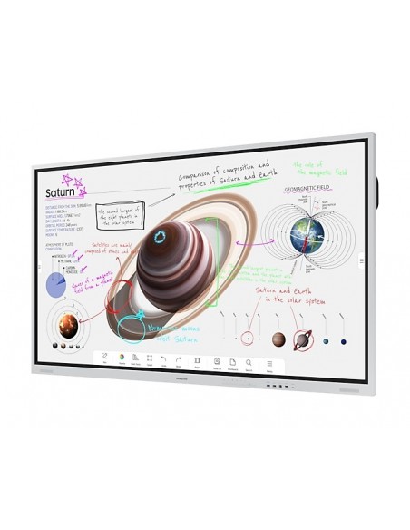 Samsung WM85B pizarra y accesorios interactivos 2,16 m (85") 3840 x 2160 Pixeles Pantalla táctil Gris claro HDMI