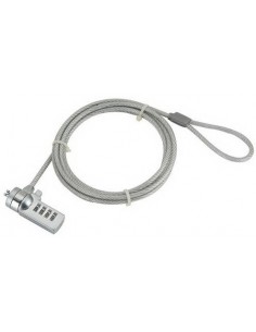 Gembird LK-CL-01 cable antirrobo Plata