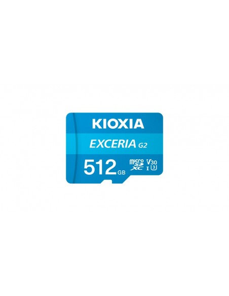 Kioxia LMEX2L512GG2 memoria flash 512 GB MicroSDHC UHS-III Clase 10 Kioxia LMEX2L512GG2 memoria flash 512 GB MicroSDHC UHS-III Clase 10