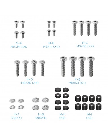 TooQ Soporte de Techo para Pantallas 23"-55", Negro