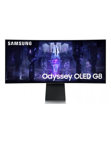 Samsung Odyssey Neo G8 LS34BG850SUXEN pantalla para PC 86,4 cm (34") 3440 x 1440 Pixeles UltraWide Quad HD OLED Plata