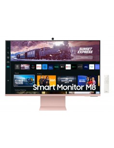 Samsung Smart Monitor M8 S32CM80PUU pantalla para PC 81,3 cm (32") 3840 x 2160 Pixeles 4K Ultra HD LCD Rosa
