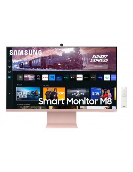 Samsung Smart Monitor M8 S32CM80PUU pantalla para PC 81,3 cm (32") 3840 x 2160 Pixeles 4K Ultra HD LCD Rosa