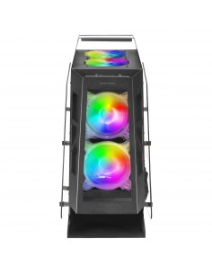 Mars Gaming MC61 Negro Caja PC Gaming Compacta Micro-ATX 4xVentilador 12cm ARGB Chroma 2