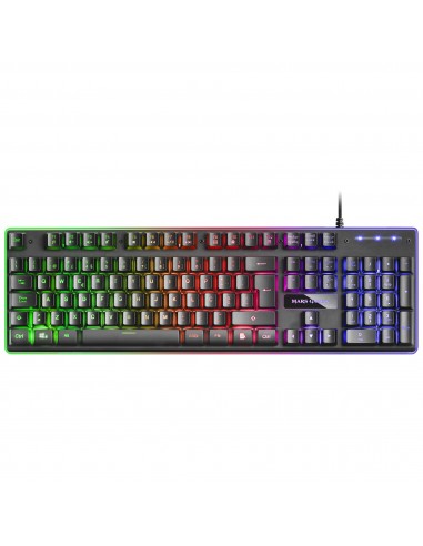 Mars Gaming MCPXBPT Combo Teclado H-Mech FRGB Ratón Ultraligero 10000DPI y Alfombrilla XXL Negro Idioma Portugués