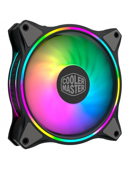 Cooler Master MasterFan MF120 Halo 3in1 Carcasa del ordenador Ventilador 12 cm Negro, Gris