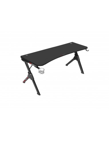 Mars Gaming MGD140 Negro Mesa Gaming 140cm Soportes Extra Alfombrilla Total