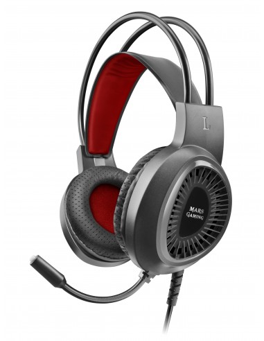 Mars Gaming MH120 auricular y casco Auriculares Alámbrico Diadema Juego Negro