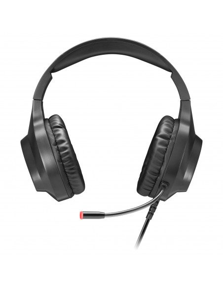 Mars Gaming MH222 Negro, Cascos Gaming RGB Over Ear con Micrófono, Sonido HiFi, Cancelación de Sonido, Ultraligeros, PS4 PS5