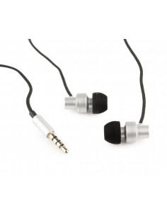 Gembird MHS-EP-CDG-S auricular y casco Auriculares Alámbrico Dentro de oído Llamadas Música Plata