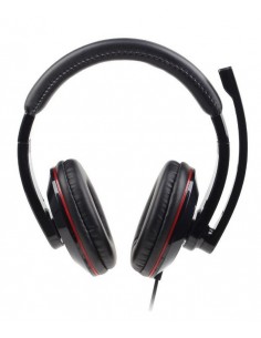 Gembird MHS-U-001 auricular y casco Auriculares Alámbrico Diadema Llamadas Música Negro
