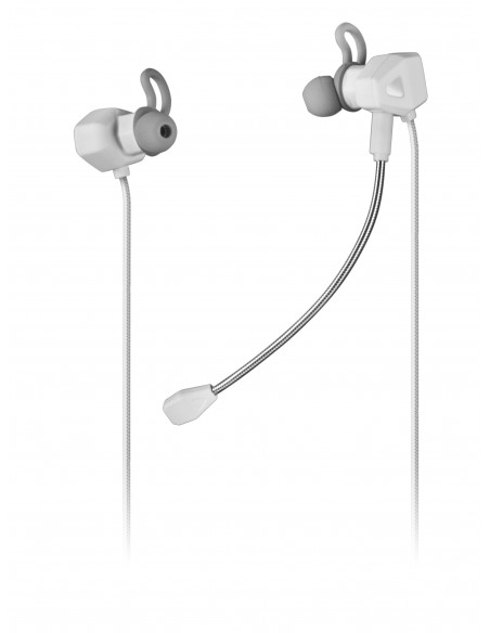Mars Gaming MIHXW auricular y casco Auriculares Alámbrico Dentro de oído Juego Blanco
