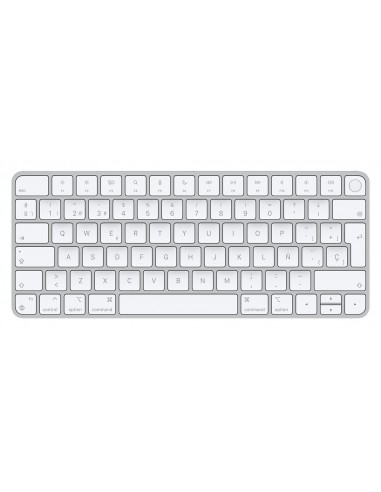 Apple Magic teclado USB + Bluetooth Español Aluminio, Blanco