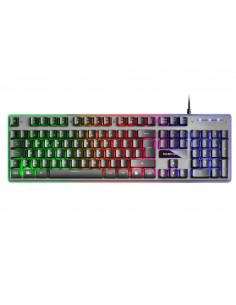 Mars Gaming MK220PT Teclado Gaming H-Mech FRGB Rainbow y Halo Antighosting Idioma Portugués