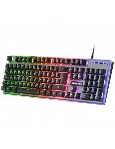 Mars Gaming MK220PT Teclado Gaming H-Mech FRGB Rainbow y Halo Antighosting Idioma Portugués
