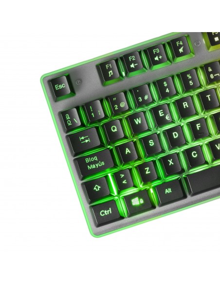 Mars Gaming MK220PT Teclado Gaming H-Mech FRGB Rainbow y Halo Antighosting Idioma Portugués