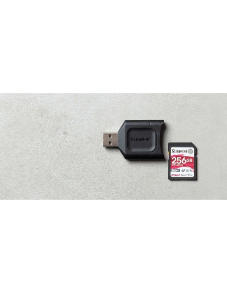Kingston Technology MobileLite Plus lector de tarjeta USB 3.2 Gen 1 (3.1 Gen 1) Type-A Negro Kingston Technology MobileLite Plus lector de tarjeta USB 3.2 Gen 1 (3.1 Gen 1) Type-A Negro