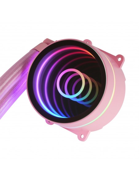 Mars Gaming ML-ONE120 Rosa Refrigeración Líquida CPU TDP 200W Espejo Infinito Ventilador FRGB Silencioso Multisocket Universal Mars Gaming ML-ONE120 Rosa Refrigeración Líquida CPU TDP 200W Espejo Infinito Ventilador FRGB Silencioso Multisocket Universal