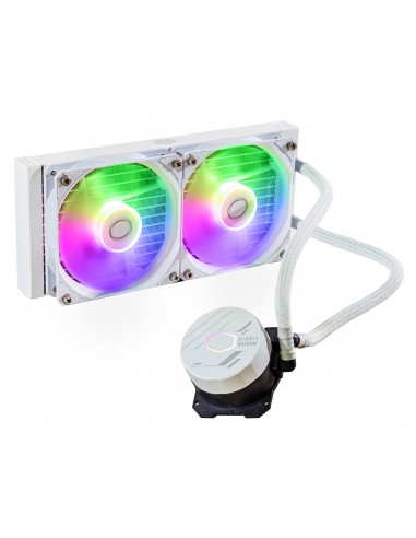 Cooler Master MasterLiquid 240L Core ARGB White Procesador Kit de refrigeración líquida 12 cm Blanco