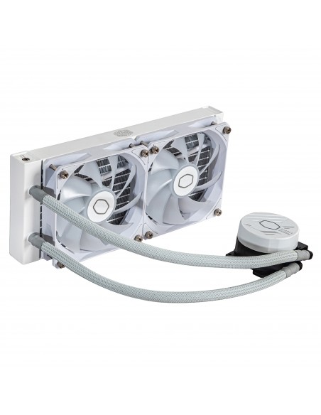 Cooler Master MasterLiquid 240L Core ARGB White Procesador Kit de refrigeración líquida 12 cm Blanco