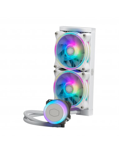 Cooler Master MasterLiquid ML240 Illusion White Edition Procesador Sistema de refrigeración líquida todo en uno Blanco