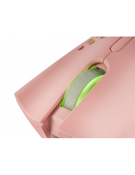 Mars Gaming MMEXP, Ratón Gaming RGB Ultraligero Rosa