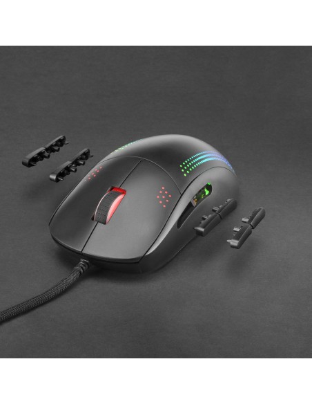 Mars Gaming MMPRO ratón mano derecha USB tipo A Óptico 32000 DPI