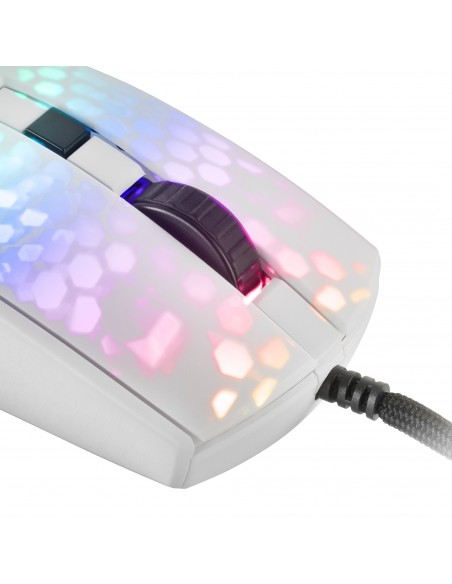 Mars Gaming MMRW Blanco, Ratón Gaming RGB Chroma Estructura Translúcida Ultra-ligera 58g 12800 DPI Switches Mecánicos HUANO Mars Gaming MMRW Blanco, Ratón Gaming RGB Chroma Estructura Translúcida Ultra-ligera 58g 12800 DPI Switches Mecánicos HUANO