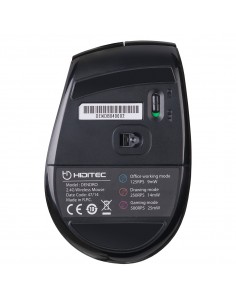 Hiditec Dendro ratón mano derecha RF inalámbrico Óptico 2000 DPI 2