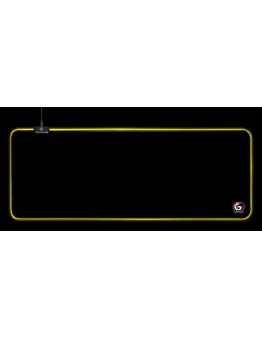 Gembird MP-GAMELED-L alfombrilla para ratón Alfombrilla de ratón para juegos Negro