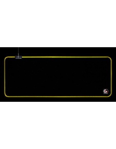 Gembird MP-GAMELED-L alfombrilla para ratón Alfombrilla de ratón para juegos Negro