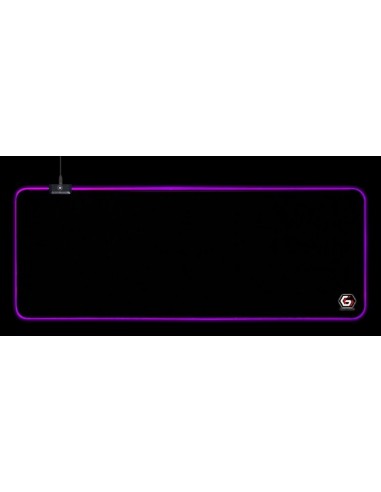 Gembird MP-GAMELED-L alfombrilla para ratón Alfombrilla de ratón para juegos Negro