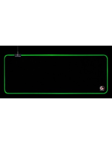 Gembird MP-GAMELED-L alfombrilla para ratón Alfombrilla de ratón para juegos Negro